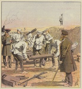トランスシベリアの建設 作： after Louis Charles Bombled