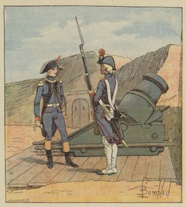 1787年、ナポレオンはラフェール連隊に加わりました