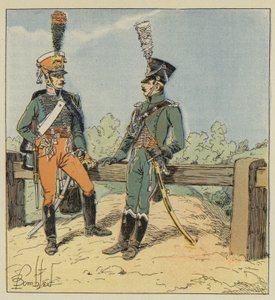 インペリアルガード、オナーガード、1813年〜1814年、ジャンダルムドドンナンス、1860年〜1807年