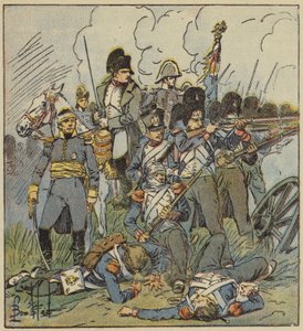 皇帝は大戦いに負けたところです 作： after Louis Charles Bombled