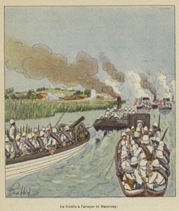 マロヴォアイ攻撃艦隊 作： after Louis Charles Bombled