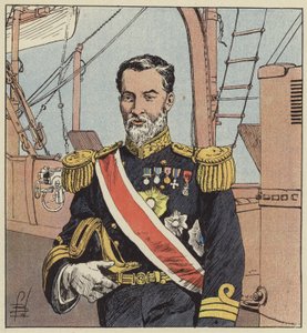 トーマスラミラル、ポートアーサーの前で日本の枠組みの最高司令官 作： after Louis Charles Bombled