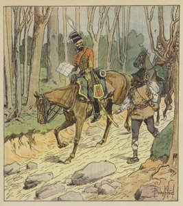 ステンゲル将軍は優秀な騎兵士官でした 作： after Louis Charles Bombled