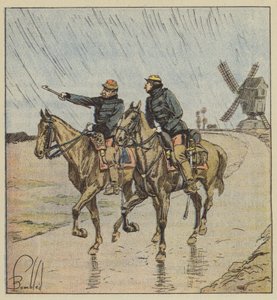 オーレルデパラディーヌ将軍とその補佐官 作： after Louis Charles Bombled