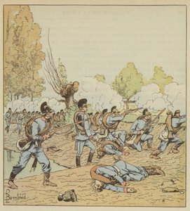 ドイツ人はパルクデダムスブランチを攻撃します 作： after Louis Charles Bombled
