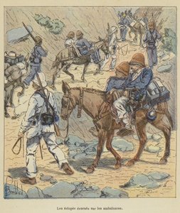 救急車から避難したスコープ 作： after Louis Charles Bombled