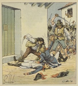 ヴェローナでのフランス人虐殺 作： after Louis Charles Bombled