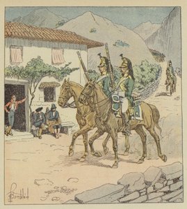 私の軍隊はすでにスペインにいました 作： after Louis Charles Bombled