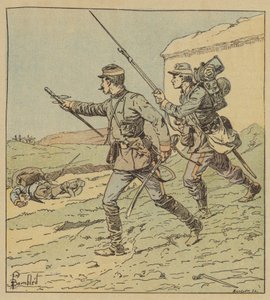 Toury戦闘士官と兵士 作： after Louis Charles Bombled