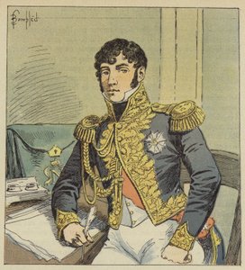 ナポレオンの死刑執行人、モントロン伯爵の肖像 作： after Louis Charles Bombled