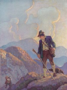 Rip Van Winkleのイラスト 作： after Newell Convers Wyeth