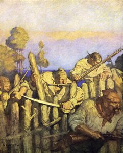 トレジャーアイランドのイラスト 作： after Newell Convers Wyeth