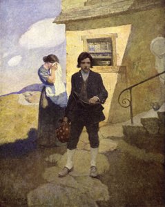 トレジャーアイランドのイラスト 作： after Newell Convers Wyeth