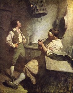 トレジャーアイランドのイラスト 作： after Newell Convers Wyeth