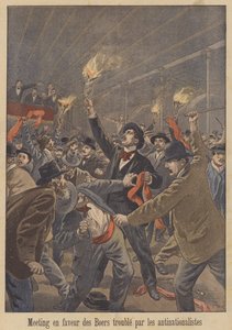 パリのBoersを支持して会議を妨害する反国家主義者 作： after Oswaldo Tofani