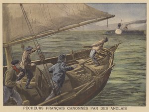イギリス人によって解雇されたフランスの漁師
