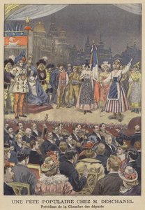 フランス下院議会議長、ポールデシャネルが主催する人気のガラ