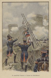 1809年のラティスボンへの攻撃でのランズ元帥