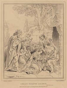 キリストはラザロを育てます 作： after Peter Paul Rubens