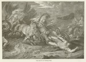 ヒッポリトゥスの死 作： after Peter Paul Rubens