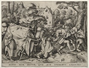 モプサスとニサの結婚式 作： after Pieter Bruegel