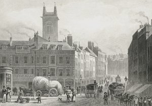 ホルボーン橋、1831 作： Thomas Hosmer after Shepherd