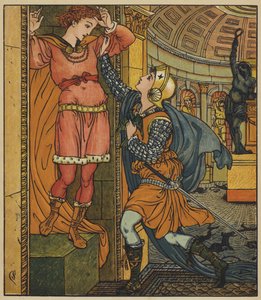 ベルエトワールが魔法を解く 作： after Walter Crane