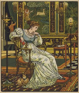 彼女の宮殿のデジレ 作： after Walter Crane