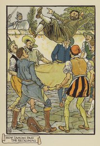 SanchoがReckoningに支払った方法 作： after Walter Crane