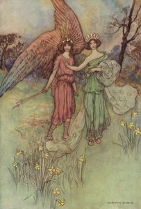ジェフリー・チョーサー、良き女性の伝説 作： after Warwick Goble