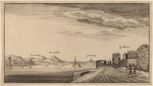 レーベンベルクの眺め 作： after Wenceslaus Hollar