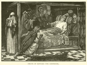 エドワードの告白者の死 作： after William Henry Margetson