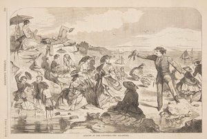 田舎の8月 – 海辺 作： after Winslow Homer