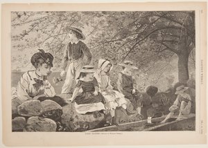 春の花 作： after Winslow Homer