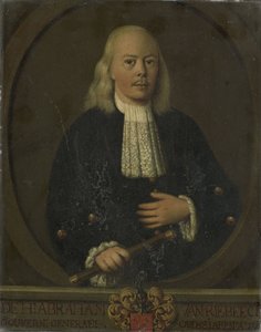 オランダ領東インド総督アブラハム・ファン・リーベックの肖像 作： anonymous (copy after)