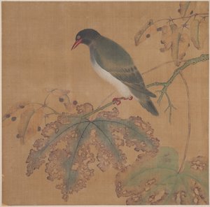 枝の上の鳥 作： 匿名
