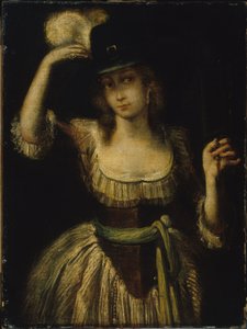 仏：女性の肖像（P734） 作： 匿名