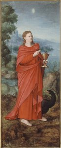 フランス語：Saint Jean à Patmos 作： 匿名