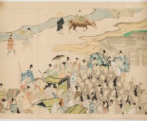 フランス語：四条大上絵言葉鉢の芸 四条大上絵言葉鉢の芸 作： 匿名