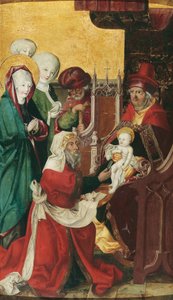 ドイツ語：Beschneidung Christi (Innenseite); Maria einer Heimsuchung (Außenseite) キリストの割礼