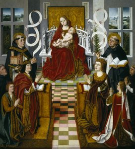 スペイン語  La Virgen de los Reyes Católicos カトリック君主の聖母 作： 匿名