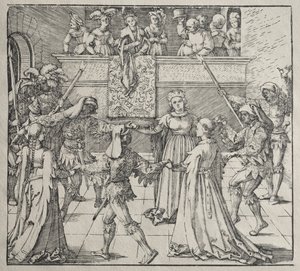 マスカレード 作： attributed to Albrecht Dürer