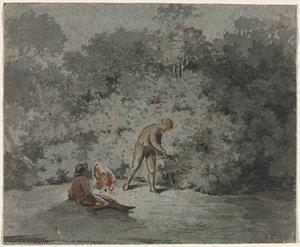Twig Gatherer (直腸) 作： attributed to Francisque Millet