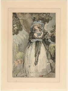 サミュエル・ハウィット夫人 (旧姓エリザベス・ローランダオン) 作： attributed to George Murgatroyd Woodward