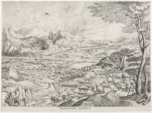 The Large Landscapes: 田舎の懇願 作： attributed to Jan van Doetechum