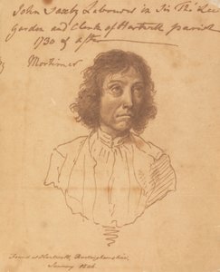ジョン・サクスビーの肖像 作： attributed to John Hamilton Mortimer