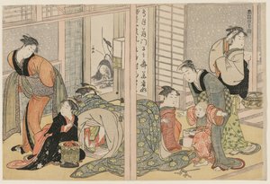 四季の優雅な愉しみ 作： attributed to Kitagawa Utamaro