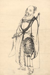 放浪の隠者 作： attributed to Kono Bairei