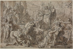 ローマンサブジェクト 作： attributed to Philibert Benoît Delarue