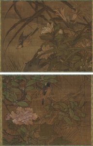 鳥と花 作： attributed to Sesshū Tōyō
